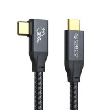 Cablu USB Orico CSL32-10-BK 100W USB-C 3.2 90- USB-C 3.2 90 1m negru
