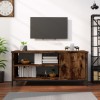VidaXL Comodă TV, stejar fumuriu, 100x40x45 cm, lemn prelucrat 826302