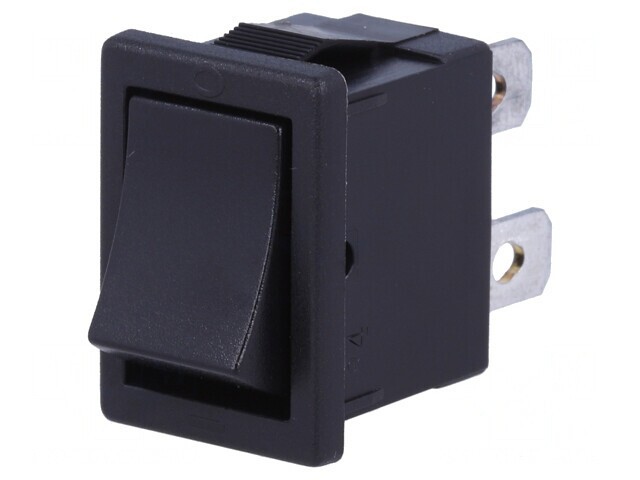 Comutator Rocker ON-OFF 6A/250VAC Negru