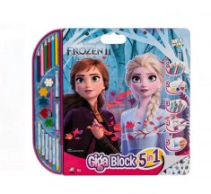 Mega Bloc de desen cu accesorii incluse, Frozen II