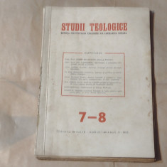 STUDII TEOLOGICE ~ REVISTA INSTITUTELOR TEOLOGICE DIN PATRIARHIA ROMANA 7-8\1953