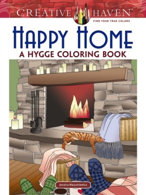 Creative Haven Happy Home: A Hygge Coloring Book foto