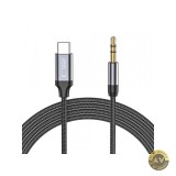 Cablu Audio USB-C - 3.5mm Tech-Protect Ultraboost 1m Negru