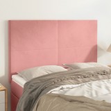 Cumpara ieftin Tăblii de pat, 4 buc, roz, 72x5x78/88 cm, catifea