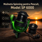 Mulineta Spinning pentru Pescuit, Model SP 6000