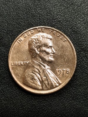 B 11 Moneda 1 Cent SUA 1978 foto