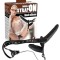 Strapon double Black Silicone 15cm
