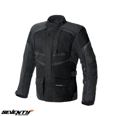 Geaca (jacheta) barbati pentru scuter - motocicleta Urban/Touring Seventy vara/iarna model SD-JT81 Navy culoare: negru Negru 4XL foto