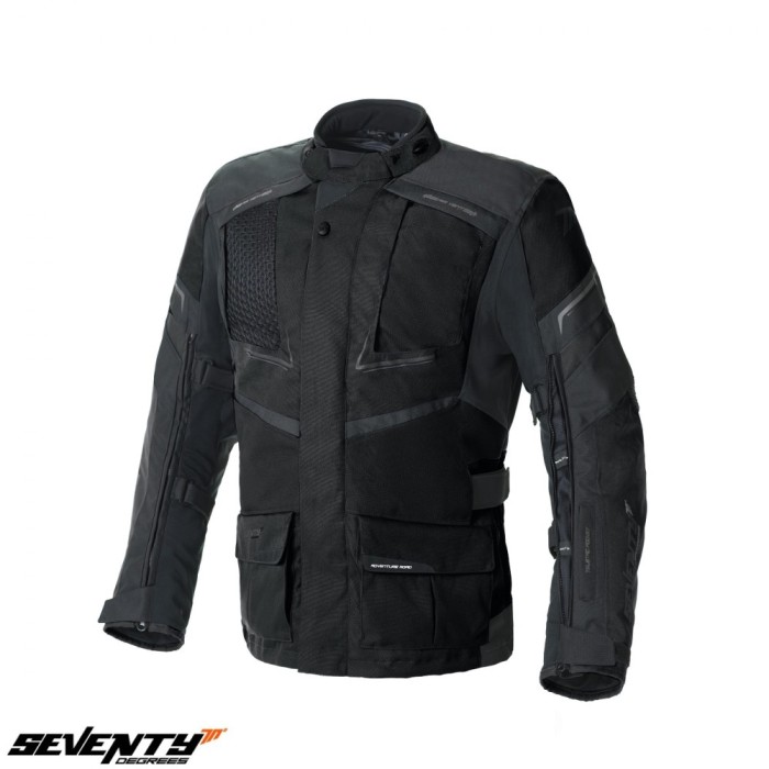 Geaca (jacheta) barbati pentru scuter - motocicleta Urban/Touring Seventy vara/iarna model SD-JT81 Navy culoare: negru Negru 4XL