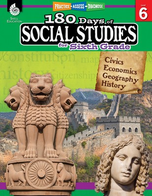 180 Days of Social Studies for Sixth Grade (Grade 6): Practice, Assess, Diagnose foto