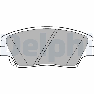 DELPHI LP3263 set placute frana,frana disc foto