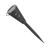 Lamp&Auml; solar&Auml; tip tor&Egrave;&Auml; - iluminare alb rece, efect flac&Auml;r&Auml;, rezistent&Auml; la intemperii, 41.5 cm
