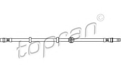 Conducta / cablu frana VW GOLF III (1H1) (1991 - 1998) TOPRAN 103 067 foto