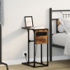VidaXL Noptieră Stejar afumat 41.5 x 26 x 60.5 cm Lemn compozit