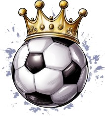 Sticker decorativ, Minge Fotbal, Alb, 8978ST-5 foto