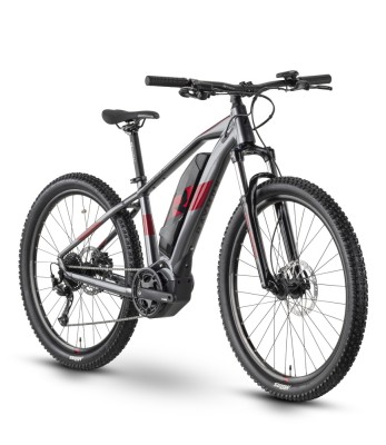 Bicicleta Electrica Raymon HardRay E 3.0 - 27.5 Inch, M, Gri-Rosu Ultimate FactoryBikes foto