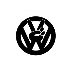 Sticker Volkswagen Peace