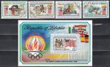 Liberia 1992 - Jocurile Olimpice - Barcelona, Serie + Colita, MNH, Nestampilat