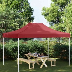 vidaXL Acoperiș pentru cort de petrecere, vișiniu, 4 x 3 m, 270 g/m&sup2;