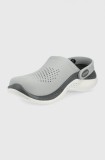 Cumpara ieftin Crocs papuci Literide 360 Clog culoarea gri 206708 Light Grey