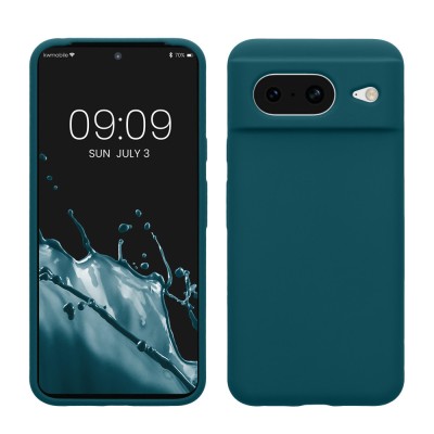 Husa Kwmobile pentru Google Pixel 8, Verde, Silicon, KWM000020JF014C foto