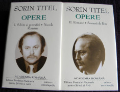 Sorin Titel - Opere (2 vol) Romane, Scenarii, Nuvele, editie lux Academia Romana foto