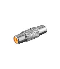 Adaptor prelungire RCA mama la mama metal Goobay foto