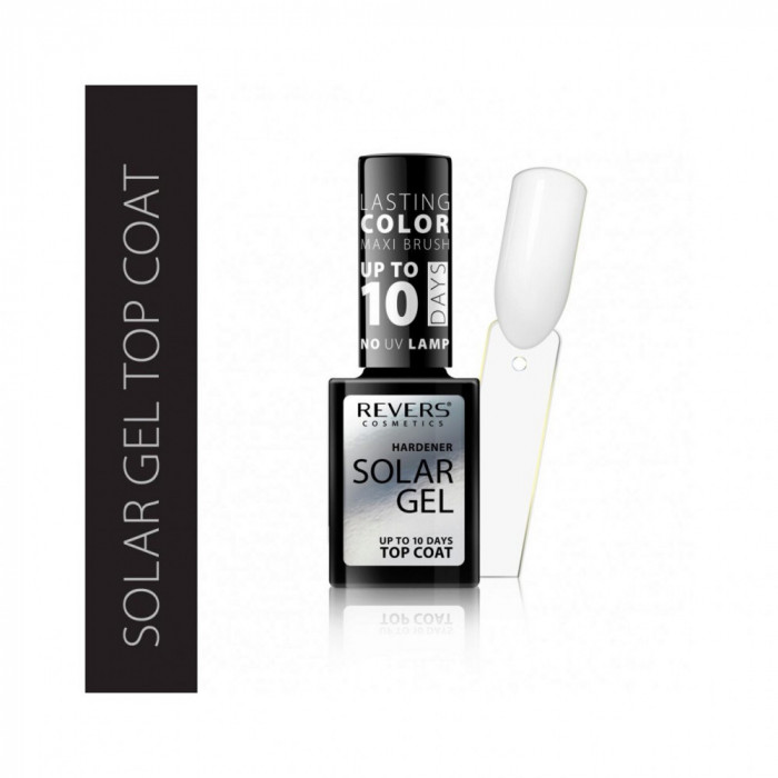 Lac de unghii Solar gel, Top Coat, Revers, 12 ml