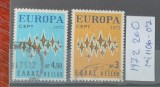 TS21 - Timbre serie Grecia Cept 1972 Mi1106-07