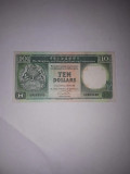CY - 10 dollars dolari 01 Ianuarie 1992 Hong Kong / frumoasa
