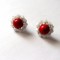 cercei howlite rosu 44592