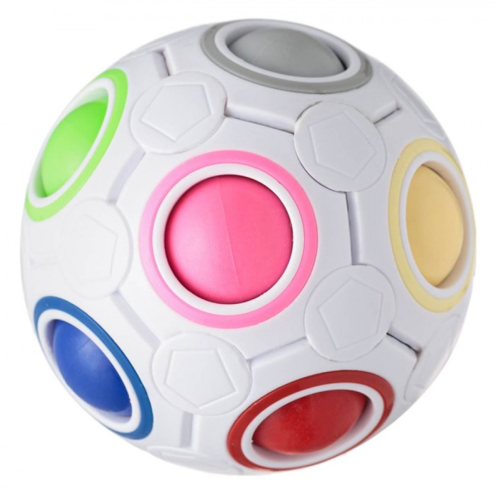 Jucărie Puzzle, Challenge Cube, Minge Magică, Multicolor, 7cm