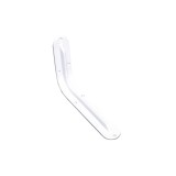 Cumpara ieftin Suport pentru raft, lat, alb, 150 x 100 x 30 mm, 24 buc / set