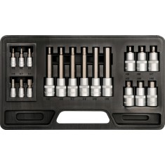 Trusa 18 biti torx prindere hexagonala 3-12 mm YATO