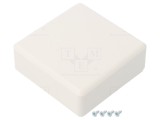 Carcasă universală ABS albă 71x71x27mm