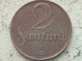 LETONIA-2 SANTIMI 1922, Europa