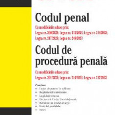 Codul penal. Codul de procedura penala Ed.31 Act. 5 septembrie 2023