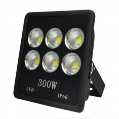 Proiector LED 300W Alb Rece 220V 6x50W UB60186 foto