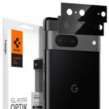 Cumpara ieftin Folie Camera pentru Google Pixel 7 (set 2), Spigen Glas.tR EZ Fit Optik, Black
