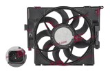 Ventilator radiator BMW seria 1 E87, E88, E81, E82, seria 2 F22, F23, seria 3 F30, F31, seria 3 GT F34, seria 4 F32, F33; mufa cu 3 pini, cu modul