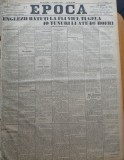 Ziarul Epoca, 6 Decembrie 1899 ; Englezii batuti de buri la fluviul Tugela
