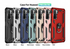 Husa Hybrid ARMOR cu inel pt. Huawei P40 Lite , P40 Lite 5G , P40 Lite E foto