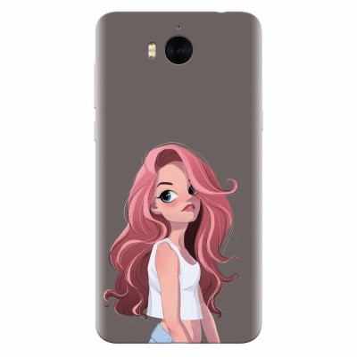 Husa silicon pentru Huawei Y5 2017, Cute Girl foto