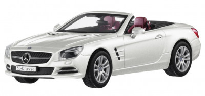 Macheta Oe Mercedes-Benz SL R231 Roadster 1:43 Alb B66960104 foto