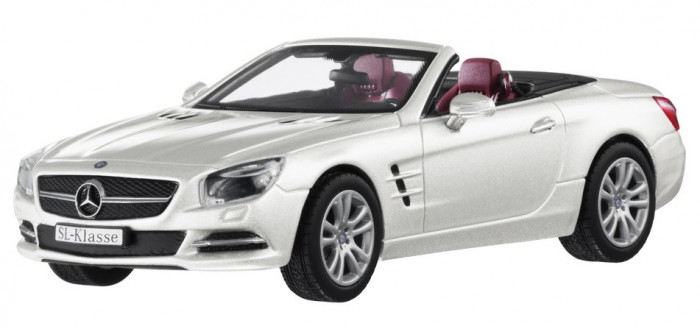 Macheta Oe Mercedes-Benz SL R231 Roadster 1:43 Alb B66960104