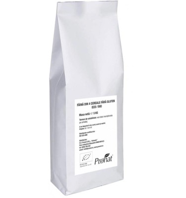 Faina din 4 Cereale Natural Bio 5 kilograme Pronat foto