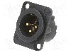 Conector, Neutrik, NC3MD-LX-B