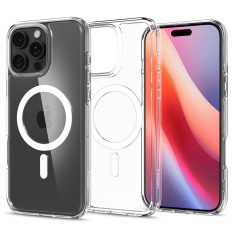Husa iPhone 16 Pro Spigen Ultra Hybrid MagSafe, alb foto