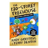 Cartea 130-Storey Treehouse de Andy Griffiths si Terry Denton, volumul 10 din seria Treehouse, coperta cartonata, 9-12 ani