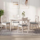 vidaXL Perne de Șezut 4 pcs Gri nori 40 x 40 x 3 cm țesătură 42015202